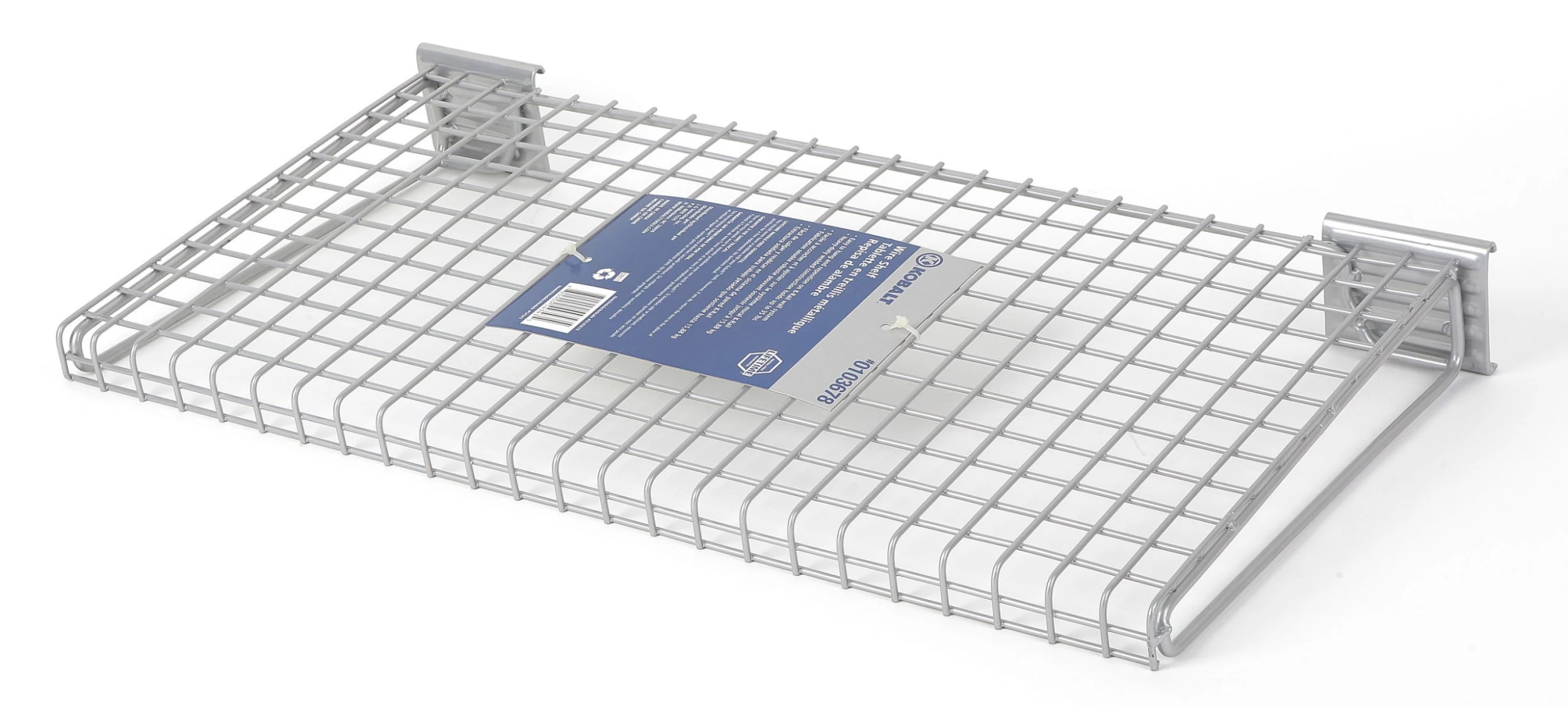 Kobalt Slatwall & Rail Storage Systems K-Rail24-in Gray Steel Multipurpose Shelf 1 Kobalt Slatwall & Rail Storage Systems K-Rail24-in Gray Steel Multipurpose Shelf