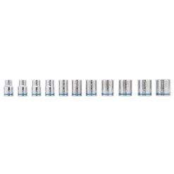 Kobalt Sockets & Socket Sets 11-Piece Metric 3/8-in Drive 6-point Set Shallow Socket Set