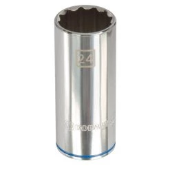 Kobalt Sockets & Socket Sets Metric 1/2-in Drive 12-point 24-mm Deep Socket