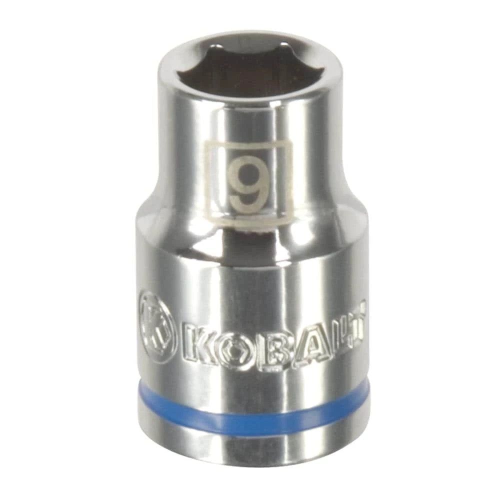 Kobalt Sockets & Socket Sets Metric 3/8-in Drive 6-point 9-mm Shallow Socket 1 Kobalt Sockets & Socket Sets Metric 3/8-in Drive 6-point 9-mm Shallow Socket