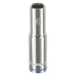 Kobalt Sockets & Socket Sets Metric 3/8-in Drive 12-point 10-mm Deep Socket