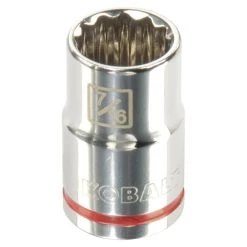 Kobalt Sockets & Socket Sets Standard (SAE) 3/8-in Drive 12-point 7/16-in Shallow Socket