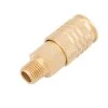 Kobalt Air Compressor Fittings Brass NPT Coupler (M) 1/4-in Universal