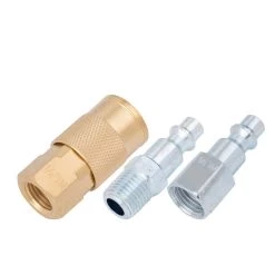 Kobalt Air Compressor Accessories NPT Coupler/Plug Kit 1/4-in Industrial