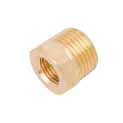 Kobalt Air Compressor Fittings NPT Brass Bushing Adapter 1/2-in (M) x 1/4-in (F)