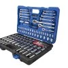 Kobalt Mechanics Tool Sets 138-Piece Standard (SAE) and Metric Combination Polished Chrome Mechanics Tool Set (1/4-in; 3/8-in)