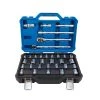 Kobalt Mechanics Tool Sets 33-Piece Standard (SAE) and Metric Combination Polished Chrome Mechanics Tool Set (1/2-in;)