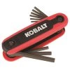 Kobalt Hex Keys & Torx Keys 9-key Standard (Sae) Folding Hex Key Set