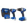 Kobalt Power Tool Combo Kits 2-Tool 24-Volt Max Brushless Power Tool Combo Kit with Soft Case (1-Battery Included and Charger Included)