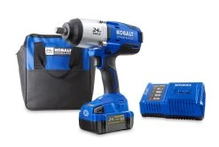 Kobalt Impact Wrenches 24-volt Max Variable Speed Brushless 1/2-in Drive Cordless Impact Wrench (1-Battery Included)