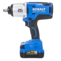 Kobalt Impact Wrenches 24-volt Max Variable Speed Brushless 1/2-in Drive Cordless Impact Wrench (1-Battery Included) 11 Kobalt Impact Wrenches 24-volt Max Variable Speed Brushless 1/2-in Drive Cordless Impact Wrench (1-Battery Included) -Hot Sale Kobalt Shop 05395440