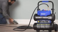 Kobalt Air Compressors Quiet Tech 4.3-Gallon Single Stage Portable Electric Twin Stack Air Compressor -Hot Sale Kobalt Shop 07733203
