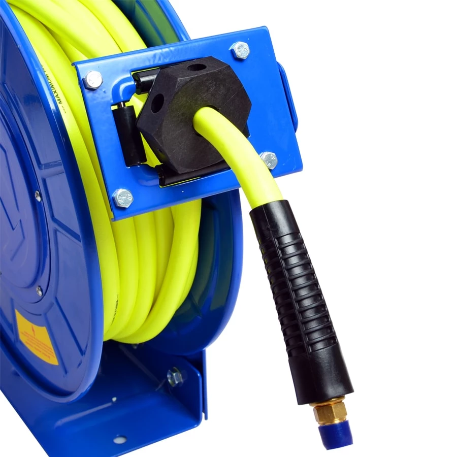 Kobalt Air Compressor Hoses 3/8-in 50-ft Poly Hybrid Air Hose with Retractable Hose Reel 6 Kobalt Air Compressor Hoses 3/8-in 50-ft Poly Hybrid Air Hose with Retractable Hose Reel - Image 6