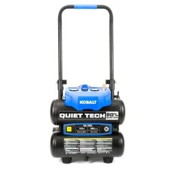 Kobalt Air Compressors Quiet Tech 4.3-Gallon Single Stage Portable Electric Twin Stack Air Compressor -Hot Sale Kobalt Shop 07752313