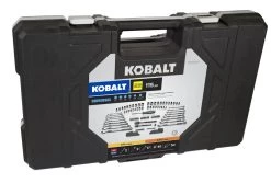 Kobalt Mechanics Tool Sets Universal 115-Piece Standard (SAE) and Metric Combination Matte Mechanics Tool Set (1/4-in; 3/8-in) -Hot Sale Kobalt Shop 07934418
