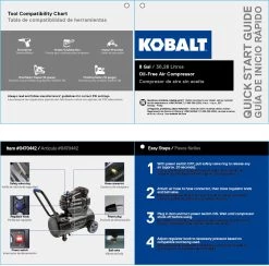 Kobalt Air Compressors 8-Gallon Single Stage Portable Electric Horizontal Air Compressor 21 Kobalt Air Compressors 8-Gallon Single Stage Portable Electric Horizontal Air Compressor -Hot Sale Kobalt Shop 08074535