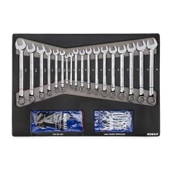 Kobalt Mechanics Tool Sets 300-Piece Standard (SAE) and Metric Combination Polished Chrome Mechanics Tool Set (1/4-in; 3/8-in) 18 Kobalt Mechanics Tool Sets 300-Piece Standard (SAE) and Metric Combination Polished Chrome Mechanics Tool Set (1/4-in; 3/8-in) -Hot Sale Kobalt Shop 08236282