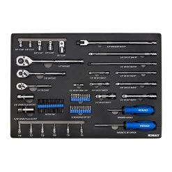 Kobalt Mechanics Tool Sets 300-Piece Standard (SAE) and Metric Combination Polished Chrome Mechanics Tool Set (1/4-in; 3/8-in) 17 Kobalt Mechanics Tool Sets 300-Piece Standard (SAE) and Metric Combination Polished Chrome Mechanics Tool Set (1/4-in; 3/8-in) -Hot Sale Kobalt Shop 08236283