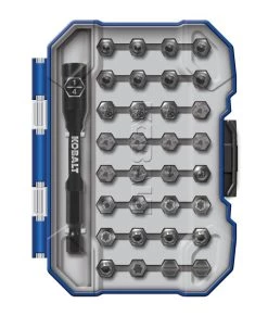 Kobalt Screwdriver Bits 1-in #2 Phillips/#8 Slotted Set High-speed Steel Hex Shank Screwdriver Bit Set (33-Piece)