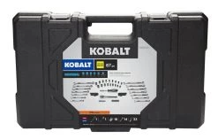 Kobalt Mechanics Tool Sets Universal 67-Piece Standard (SAE) and Metric Combination Matte Mechanics Tool Set (3/8-in) 15 Kobalt Mechanics Tool Sets Universal 67-Piece Standard (SAE) and Metric Combination Matte Mechanics Tool Set (3/8-in) -Hot Sale Kobalt Shop 08525169