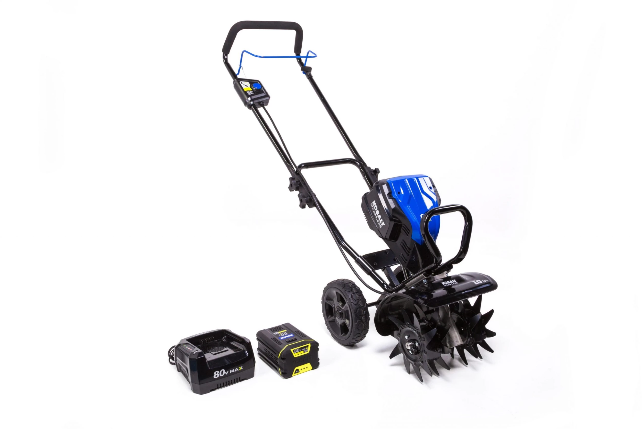 Kobalt Cordless Electric Cultivators 80-Volt Lithium Ion Forward-rotating Cordless Electric Cultivator (Battery & Charger Included) 1 Kobalt Cordless Electric Cultivators 80-Volt Lithium Ion Forward-rotating Cordless Electric Cultivator (Battery & Charger Included)