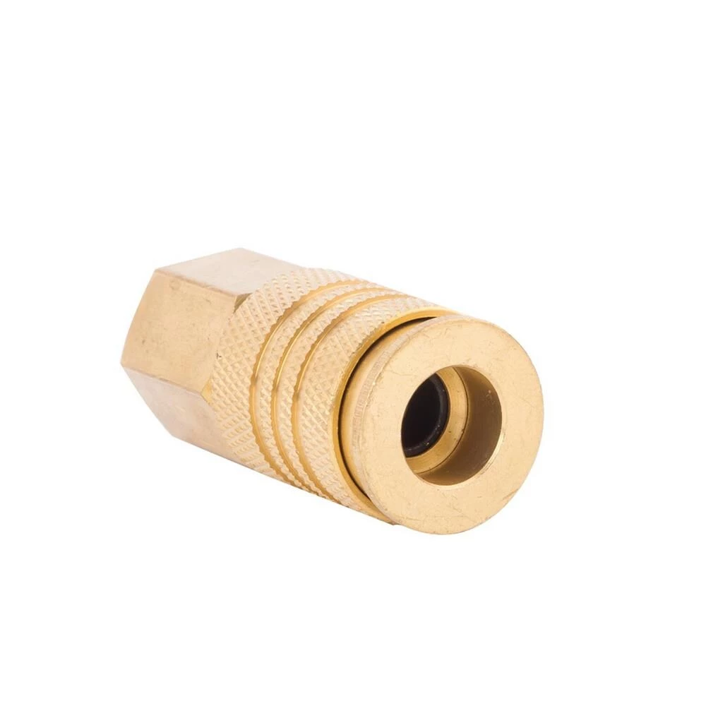 Kobalt Air Compressor Fittings Brass Coupler (F) 1/4-in Universal 6 Kobalt Air Compressor Fittings Brass Coupler (F) 1/4-in Universal - Image 6