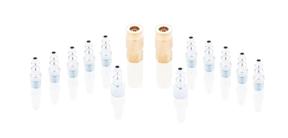Kobalt Air Compressor Fittings 15-pc Plug and Coupler Kit 1 Kobalt Air Compressor Fittings 15-pc Plug and Coupler Kit