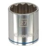 Kobalt Sockets & Socket Sets Metric 1/2-in Drive 12-point 27-mm Shallow Socket