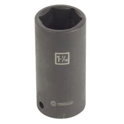 Kobalt Impact Sockets & Impact Socket Sets Standard (SAE) 1/2-in Drive 1-1/16-in 6-Point Impact Socket