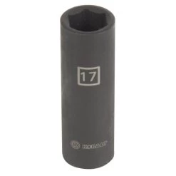 Kobalt Impact Sockets & Impact Socket Sets Metric 1/2-in Drive 17mm 6-Point Impact Socket