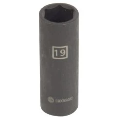 Kobalt Impact Sockets & Impact Socket Sets Metric 1/2-in Drive 19mm 6-Point Impact Socket