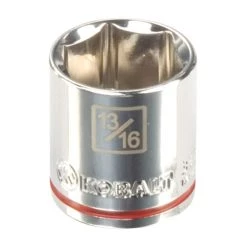 Kobalt Sockets & Socket Sets Metric 3/8-in Drive 6-point 13/16-in Shallow Socket