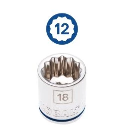 Kobalt Mechanics Tool Sets 30-Piece Standard (SAE) and Metric Combination Polished Chrome Mechanics Tool Set (3/8-in) -Hot Sale Kobalt Shop 09480528