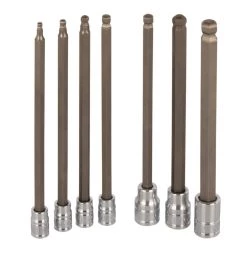 Kobalt Driver Sockets & Sets 7-Piece 1/4-in; 3/8-in Drive Set Hex Bit Standard (SAE) Driver Socket Set