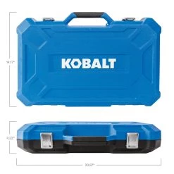 Kobalt Mechanics Tool Sets 129-Piece Standard (SAE) and Metric Combination Polished Chrome Mechanics Tool Set (1/4-in; 3/8-in) -Hot Sale Kobalt Shop 09960261 scaled
