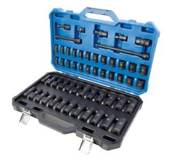 Kobalt Impact Sockets & Impact Socket Sets 55-Piece Standard (SAE) and Metric Combination 1/2-in Drive Set 6-Point Impact Socket Set -Hot Sale Kobalt Shop 10019101 scaled