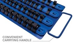 Kobalt Tool Storage Accessories Steel Multiple Drive Socket Storage -Hot Sale Kobalt Shop 10027555