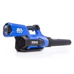 Kobalt Cordless Electric Leaf Blowers 80-volt Max 630-CFM Brushless Handheld Cordless Electric Leaf Blower (Tool Only) 12 Kobalt Cordless Electric Leaf Blowers 80-volt Max 630-CFM Brushless Handheld Cordless Electric Leaf Blower (Tool Only) -Hot Sale Kobalt Shop 10216803