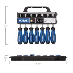 Kobalt Nut Driver Sets 7-Piece Metric and SAE Spline Nut Driver Set -Hot Sale Kobalt Shop 10281570