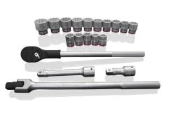 Kobalt Mechanics Tool Sets 3/4-in Drive 20-Piece Standard (SAE) Matte Mechanics Tool Set -Hot Sale Kobalt Shop 10421573