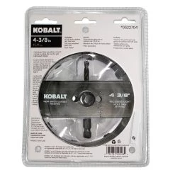Kobalt Hole Saws & Kits 4-3/8-in Carbide-Grit Arbored Recessed Lighting Hole Saw 7 Kobalt Hole Saws & Kits 4-3/8-in Carbide-Grit Arbored Recessed Lighting Hole Saw -Hot Sale Kobalt Shop 10507469