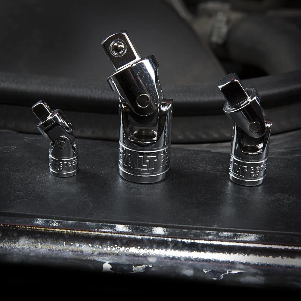 Kobalt Socket Adapters 3-Piece 1/4-in; 3/8-in; 1/2-in to U-Joint 4 Kobalt Socket Adapters 3-Piece 1/4-in; 3/8-in; 1/2-in to U-Joint - Image 4