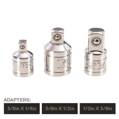 Kobalt Socket Adapters 3-Piece Socket Adapter Set -Hot Sale Kobalt Shop 10732694