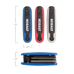 Kobalt Hex Keys & Torx Keys 25-key Folding Hex Key Set -Hot Sale Kobalt Shop 11241395