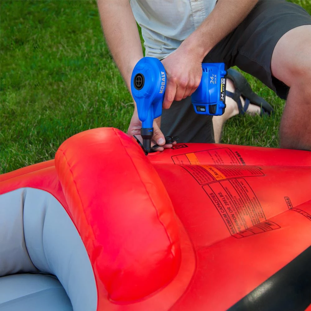 Kobalt Air Inflators 24V Cordless High Volume Inflator 24-Volt Lithium Ion (Li-Ion) Air Inflator (Power Source: Battery) 8 Kobalt Air Inflators 24V Cordless High Volume Inflator 24-Volt Lithium Ion (Li-Ion) Air Inflator (Power Source: Battery) - Image 8