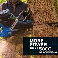 Kobalt Cordless Electric Chainsaws 80-Volt Max 18-in Brushless Cordless Electric Chainsaw 5 Ah (Battery & Charger Included) -Hot Sale Kobalt Shop 12049904