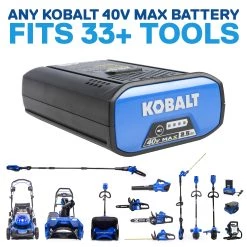 Kobalt Cordless Electric Pole Saws 40-Volt Max 8-in Cordless Electric Pole Saw (Battery & Charger Included) -Hot Sale Kobalt Shop 12234441
