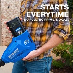 Kobalt Cordless Electric String Trimmers 40-Volt Max 16-in Straight Cordless String Trimmer with Attachment Capable and (Battery Included) -Hot Sale Kobalt Shop 12534905