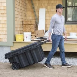 Kobalt Portable Tool Boxes 45-in Black Plastic Wheels Lockable Tool Box -Hot Sale Kobalt Shop 14861339 scaled