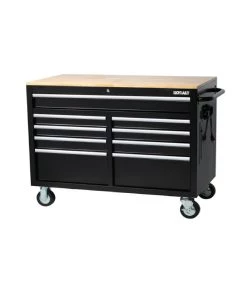 Kobalt Work Benches 46.1-in W x 37.2-in H 9-Drawer Rubber Work Bench